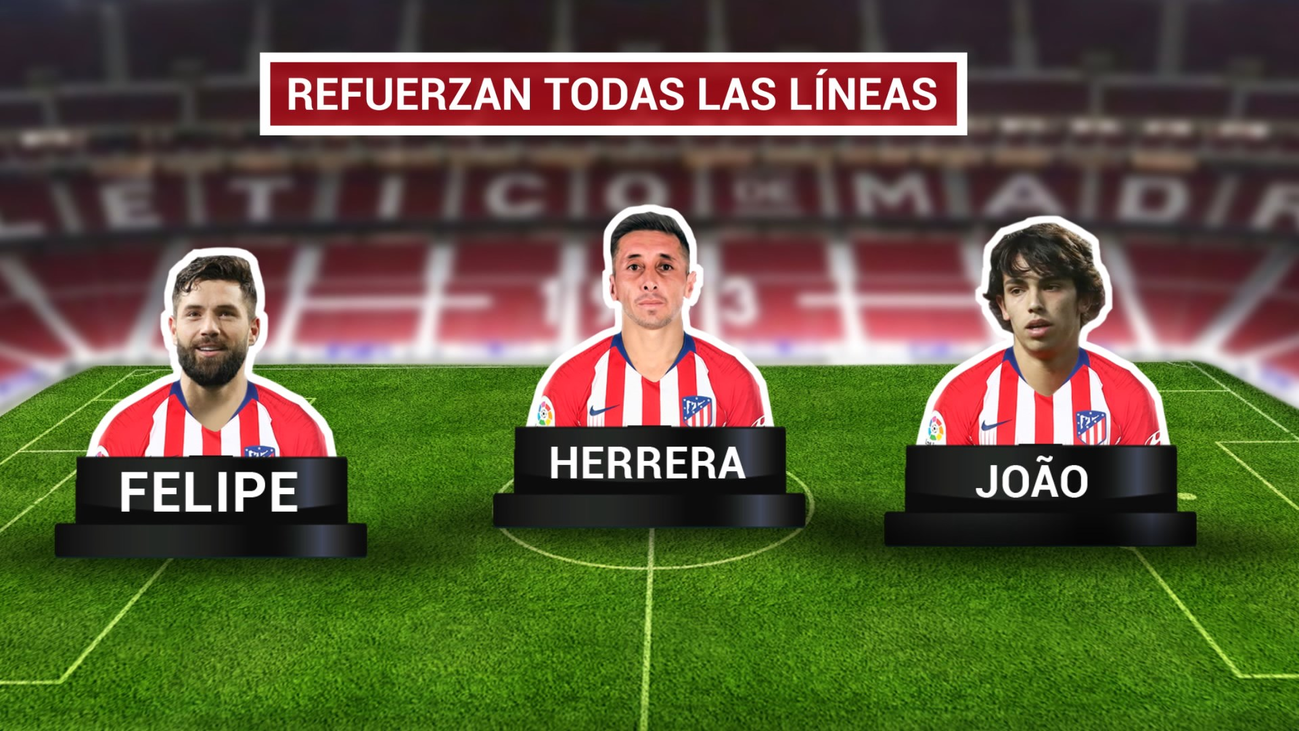 Héctor Herrera y Felipe, más fuerza y jerarquía para el Atlético