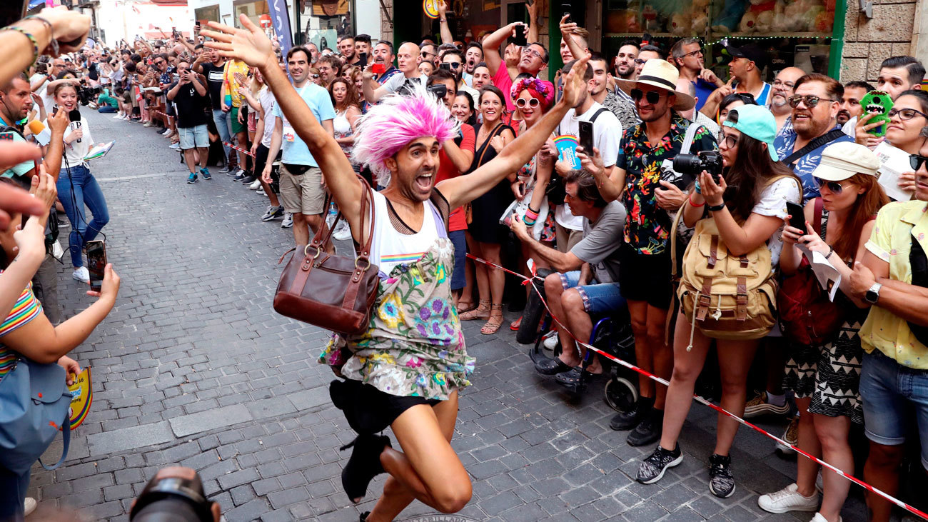 La Carrera de Tacones, una competición de equilibrio en el Orgullo