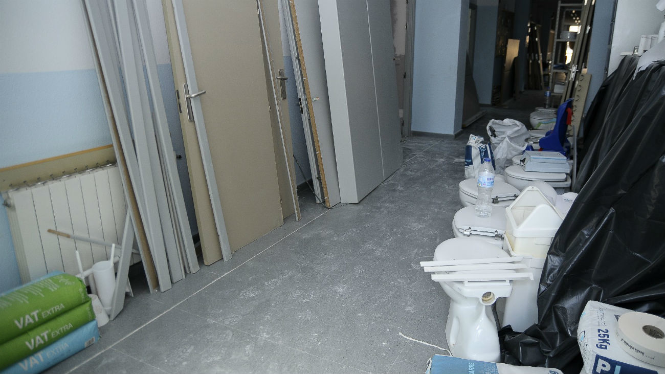 Colegio de Boadilla en obras