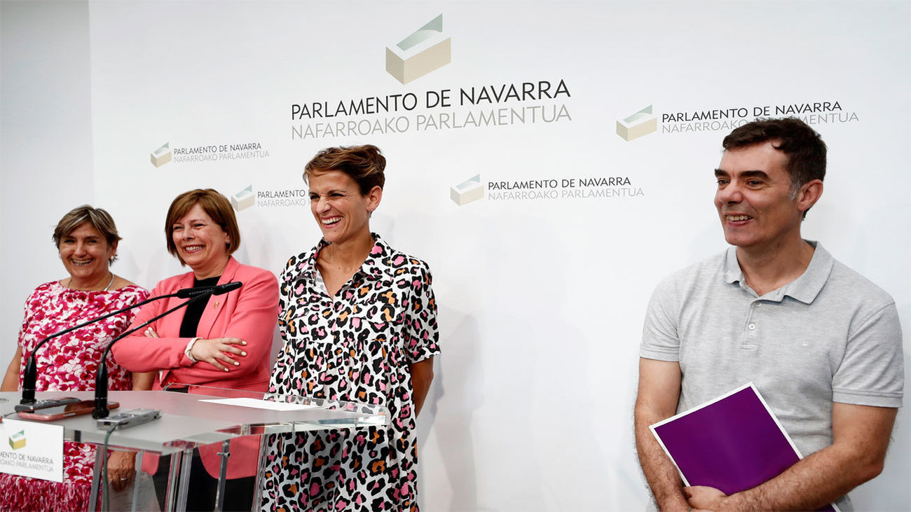 Los socialista cierra un preacuerdo para el gobierno de Chivite en Navarra