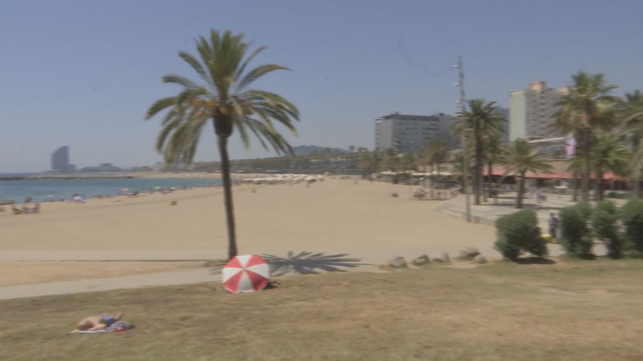 La playa de Somorrostro de Barcelona