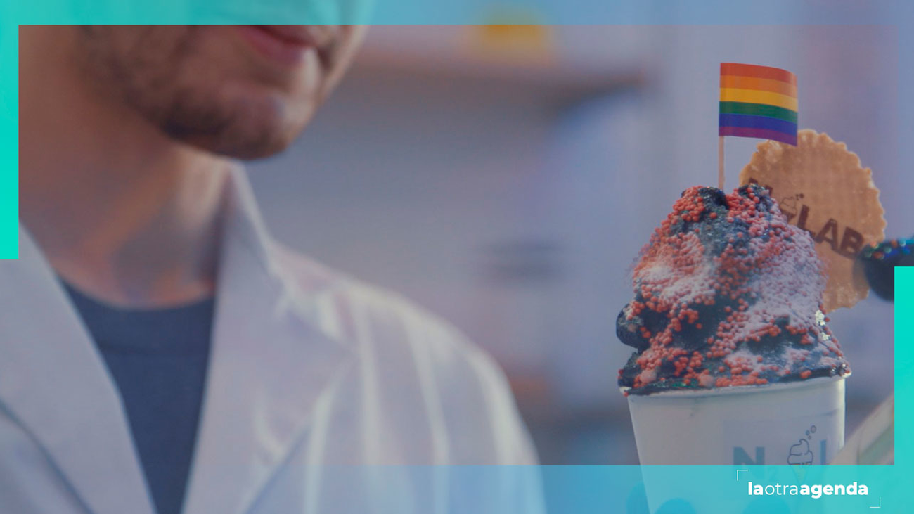 ¡Al rico y fresco helado de nitrógeno líquido!