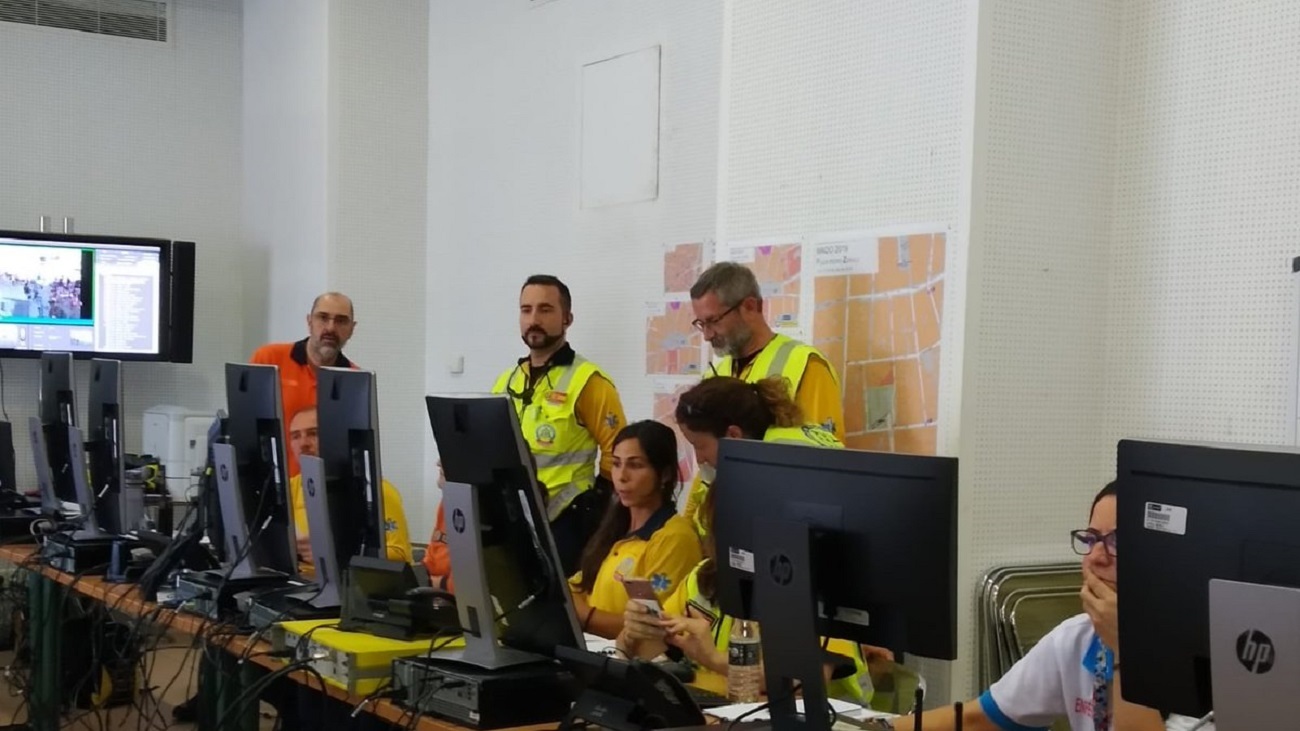 Efectivos del Samur durante el Orgullo