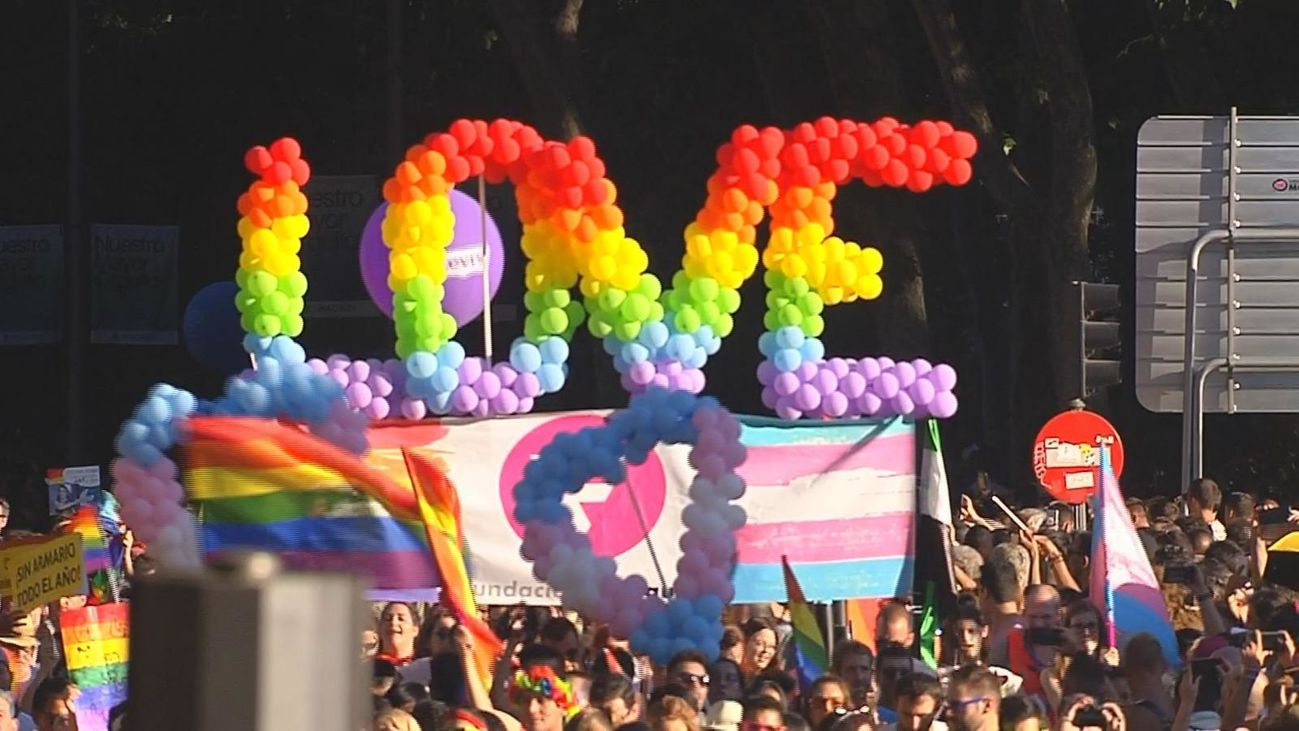 Las imágenes del Orgullo Madrid 2019