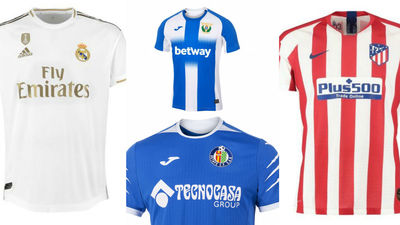 Así son todas las camisetas de los equipos madrileños de Primera y Segunda