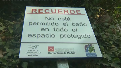 Recomiendan no acercarse al agua en La Pedriza