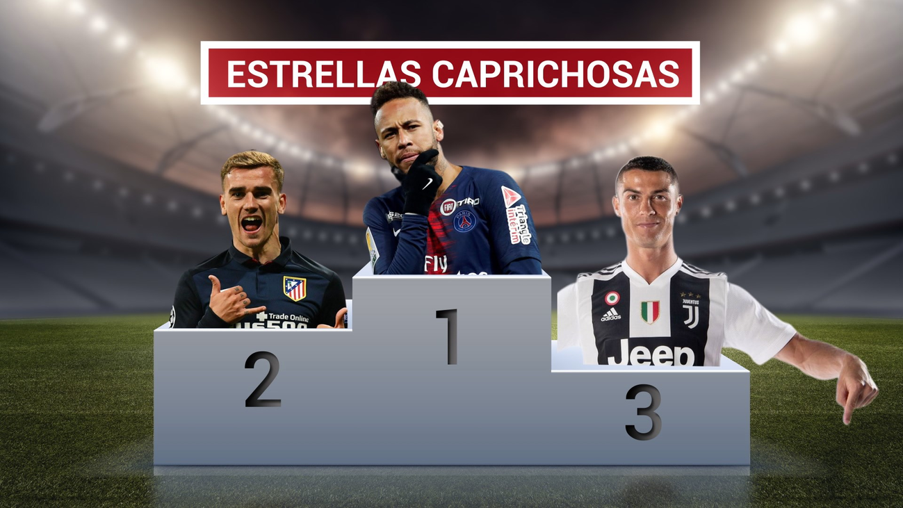 Fútbolistas egoncéntricos, vanidosos y muy caprichosos