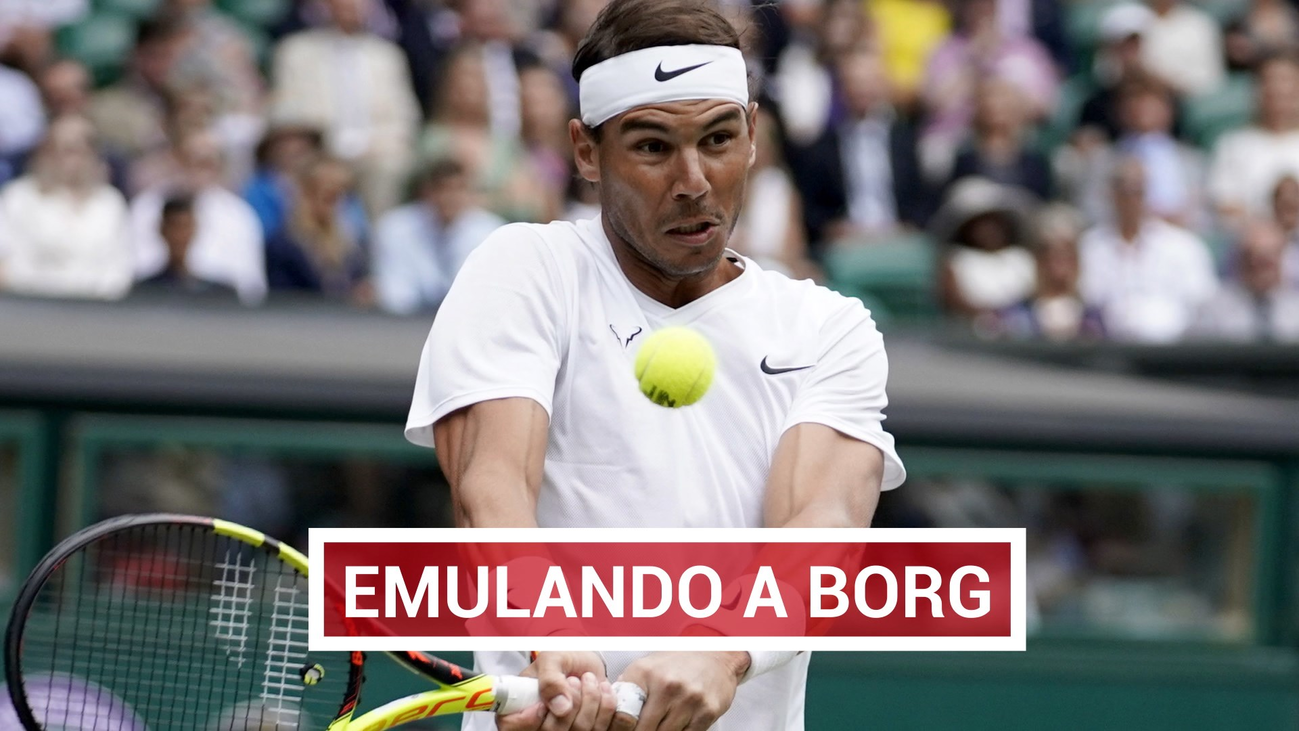Nadal vence a Sousa y ya supera a Borg