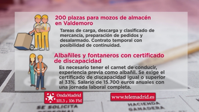 Se buscan mozos de almacén para trabajar en Valdemoro