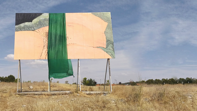 Polémica en Rivas por una pintura de una 'vagina' frente a un colegio