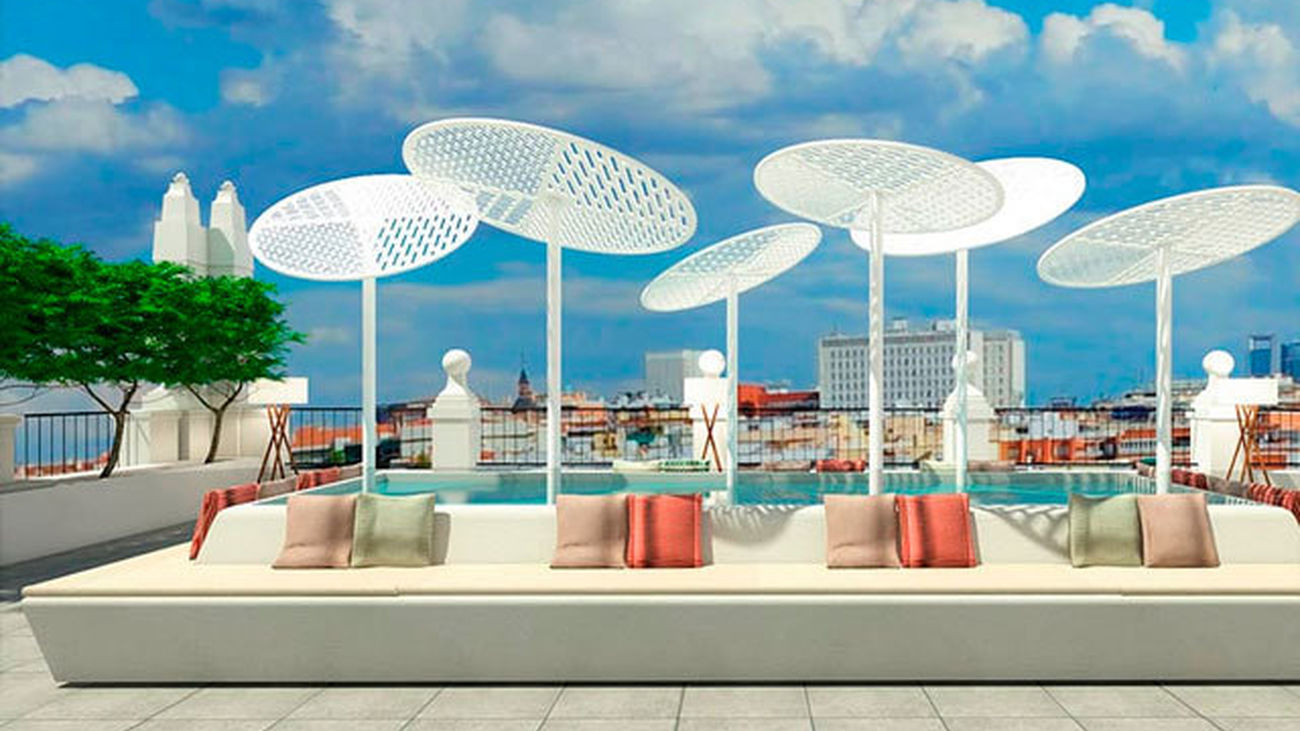 Así es el nuevo hotel del renovado Edificio España en la Gran Vía de Madrid