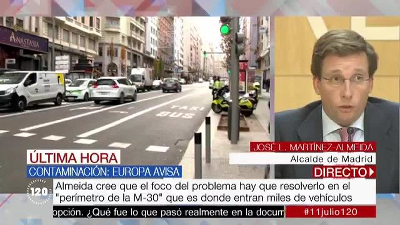 Almeida, sobre la contaminación: "Madrid no es solo Madrid Central; Madrid son 21 distritos"