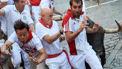Tres trasladados al hospital tras el sexto encierro de los Sanfermines 2019