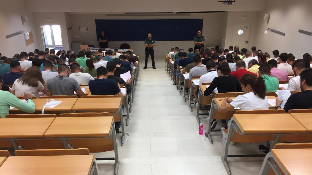 Más de 27.000 personas opositan para Cabos y Guardias Civiles en toda España