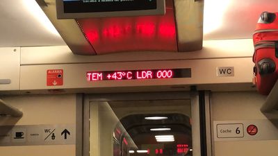 Crónica de 359 kilómetros de AVE entre Madrid y Alicante a 43 grados