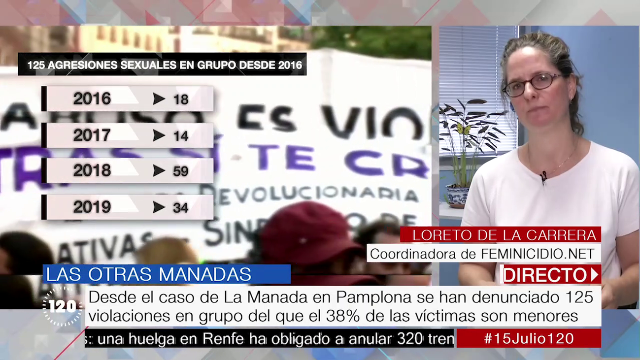 En España se han registrado 129 agresiones sexuales múltiples desde el caso de 'La Manada'