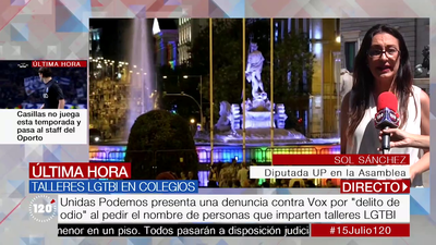Sol Sánchez, sobre las charlas LGTBI: "Vox está señalando a gente que salva vidas"