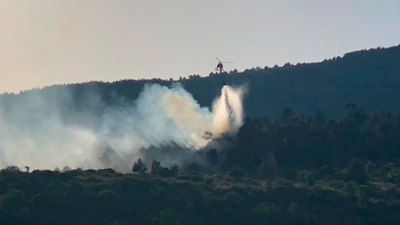 Controlado el incendio de Robregordo y La Acebeda