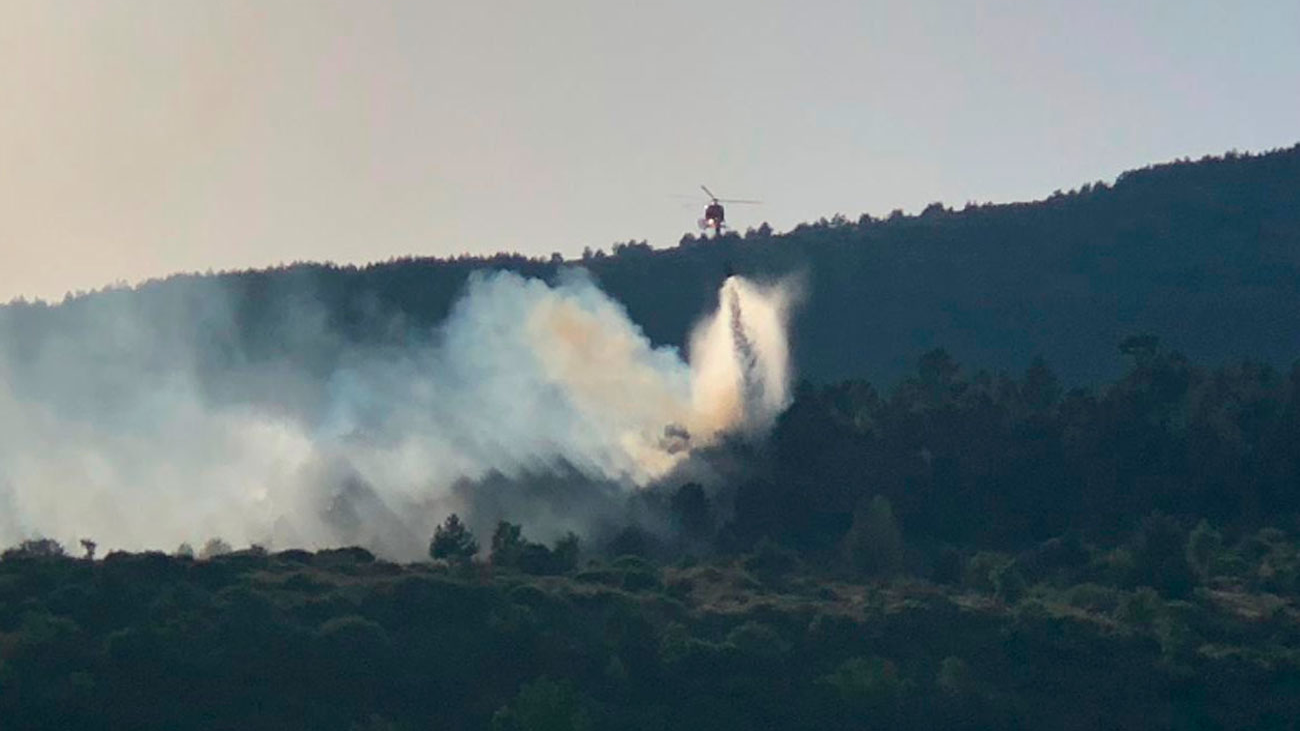 Controlado el incendio de Robregordo y La Acebeda