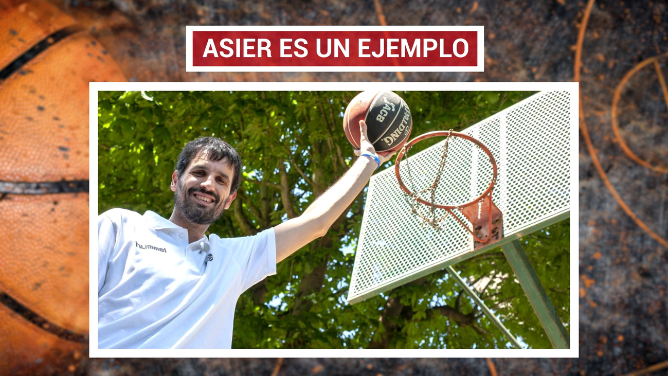 Asier, MVP de la Liga EBA, pese a sufrir esclerósis desde hace siete años