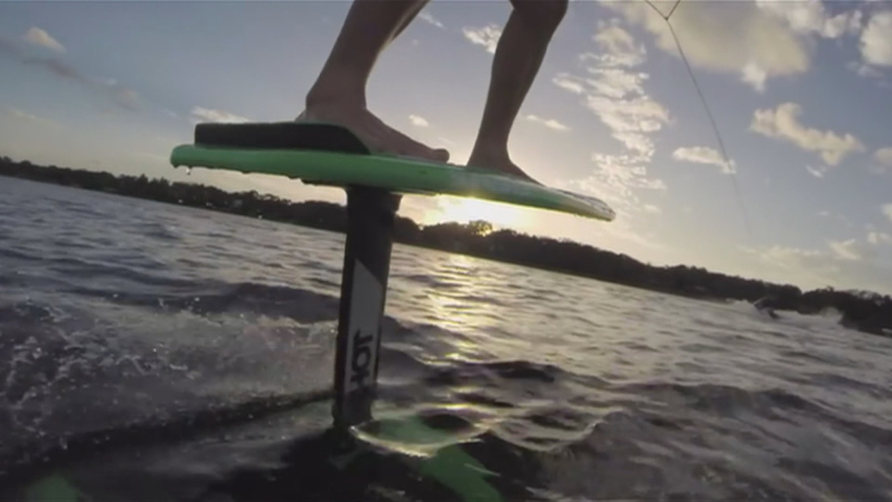 Volando sobre el agua