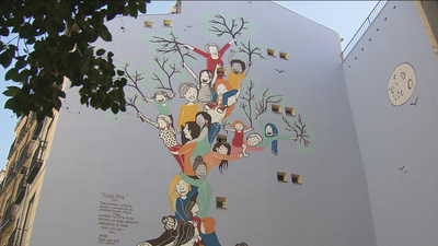 El primer mural contra la violencia de género de Europa está en Madrid