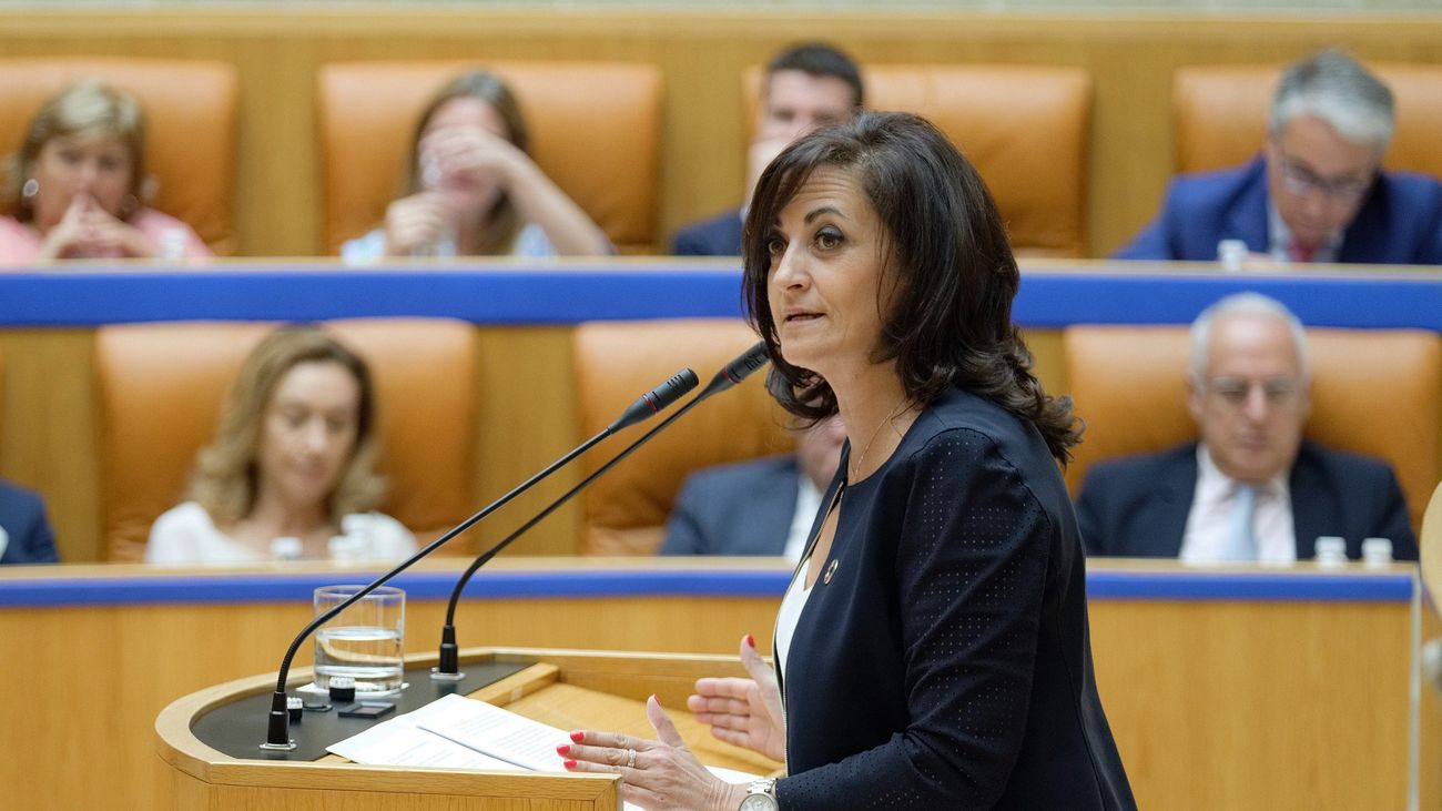 La candidata socialista a la Presidencia del Gobierno riojano, Concha Andreu