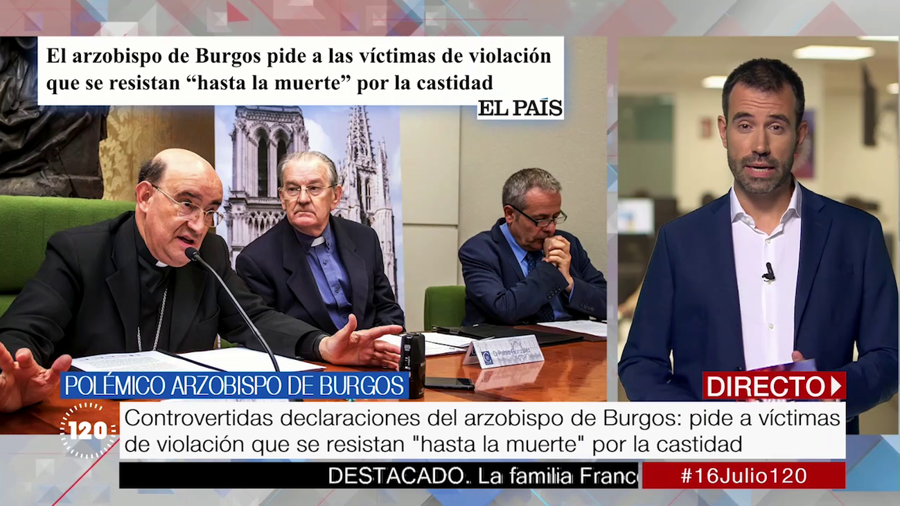 El arzobispo de Burgos lamenta la “tergiversación” de sus palabras sobre las víctimas de violación