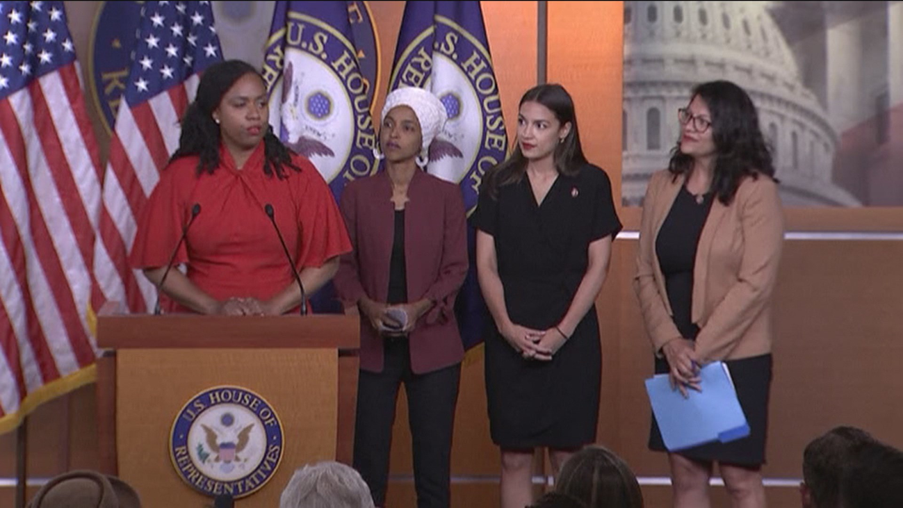 Las cuatro congresistas atacadas por Trump le acusan de racista, xenófobo e incompetente