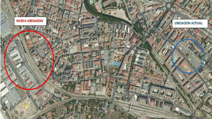 Nueva ubicación del mercadillo