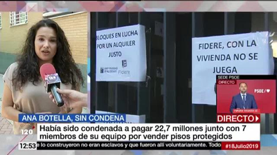 La portavoz de afectados de la EMVS: "Es una irresponsabilidad que el actual gobierno no quiera recurrir"