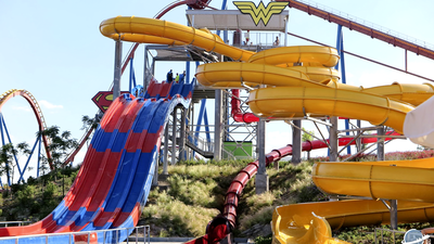 Así controla el Parque Warner la seguridad de sus toboganes