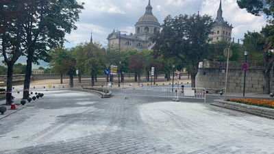San Lorenzo de El Escorial abre al tráfico la plaza de la Virgen de Gracia