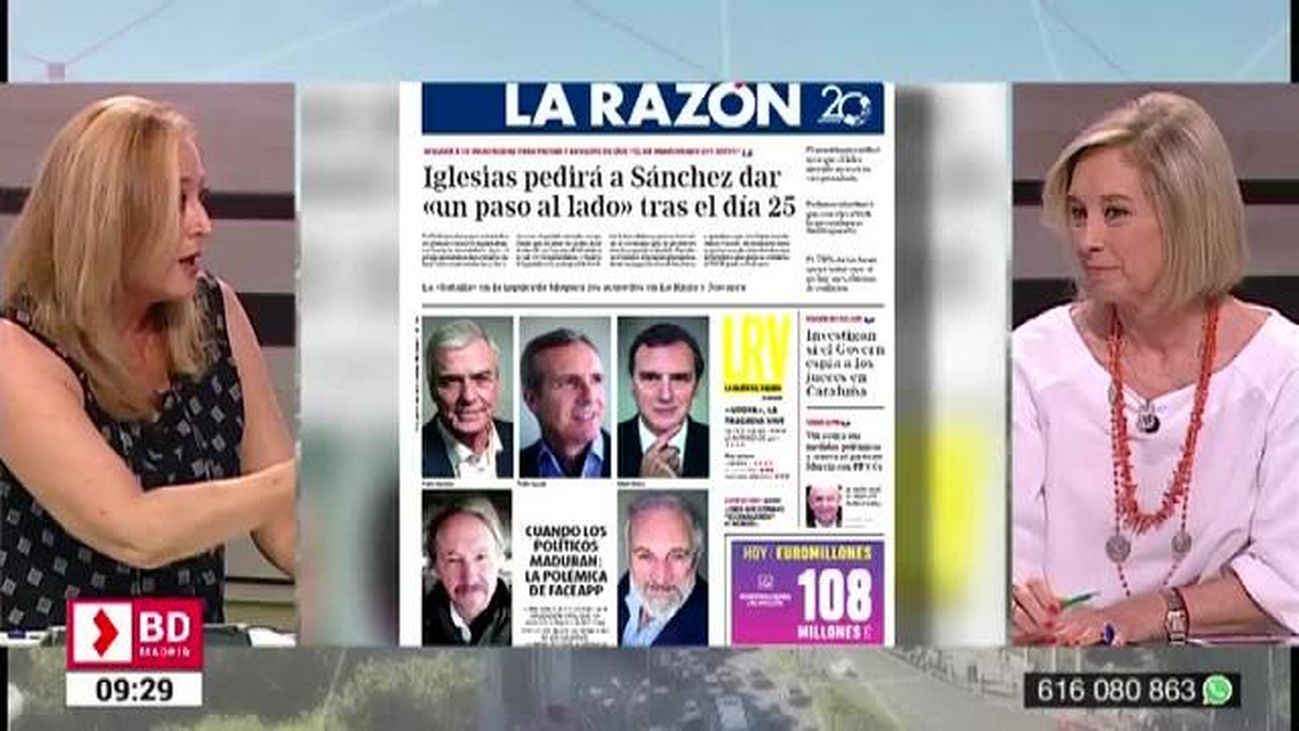 Buenos Días Madrid (08:30-10:30) 19.07.2019