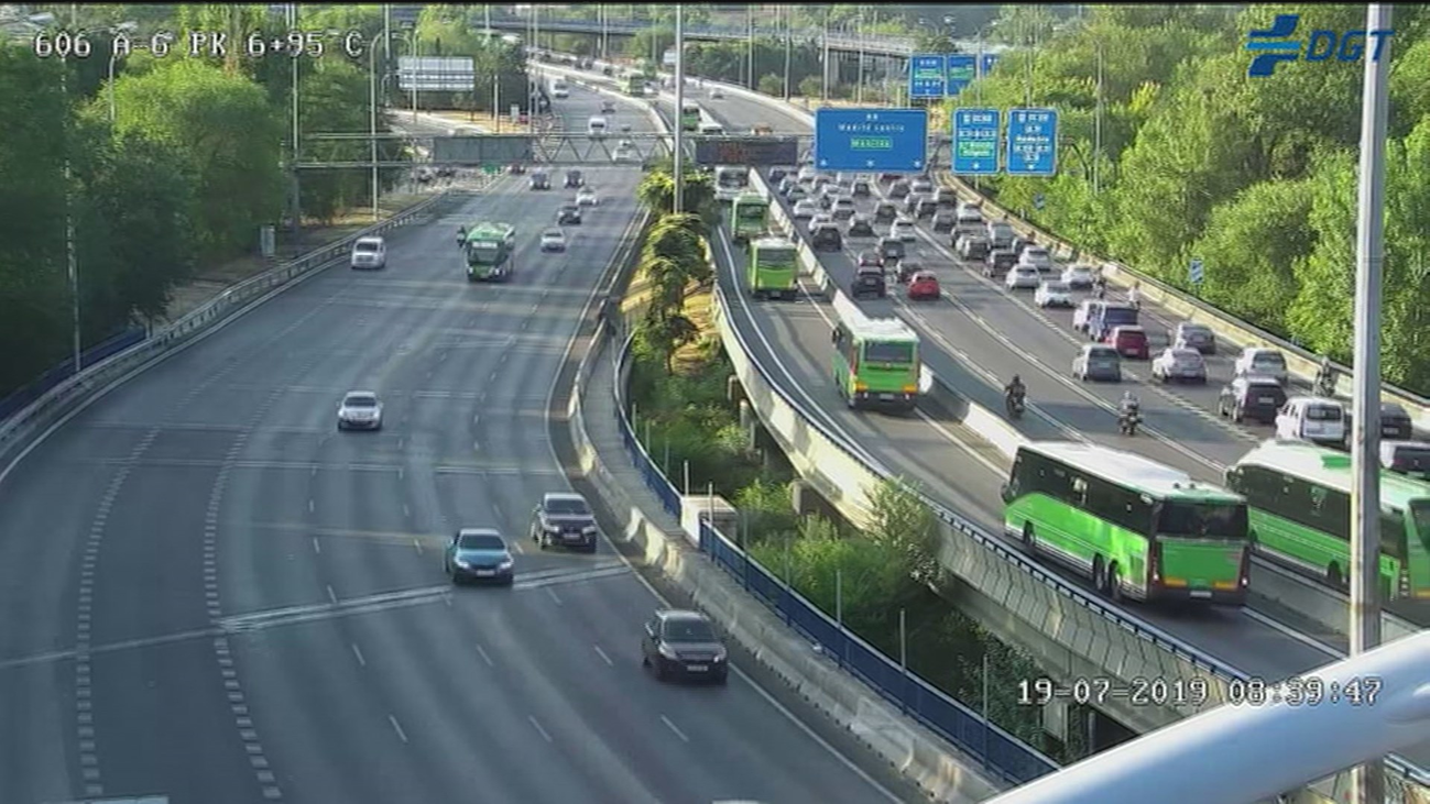 Marcha atrás por el bus-Vao en la A-6