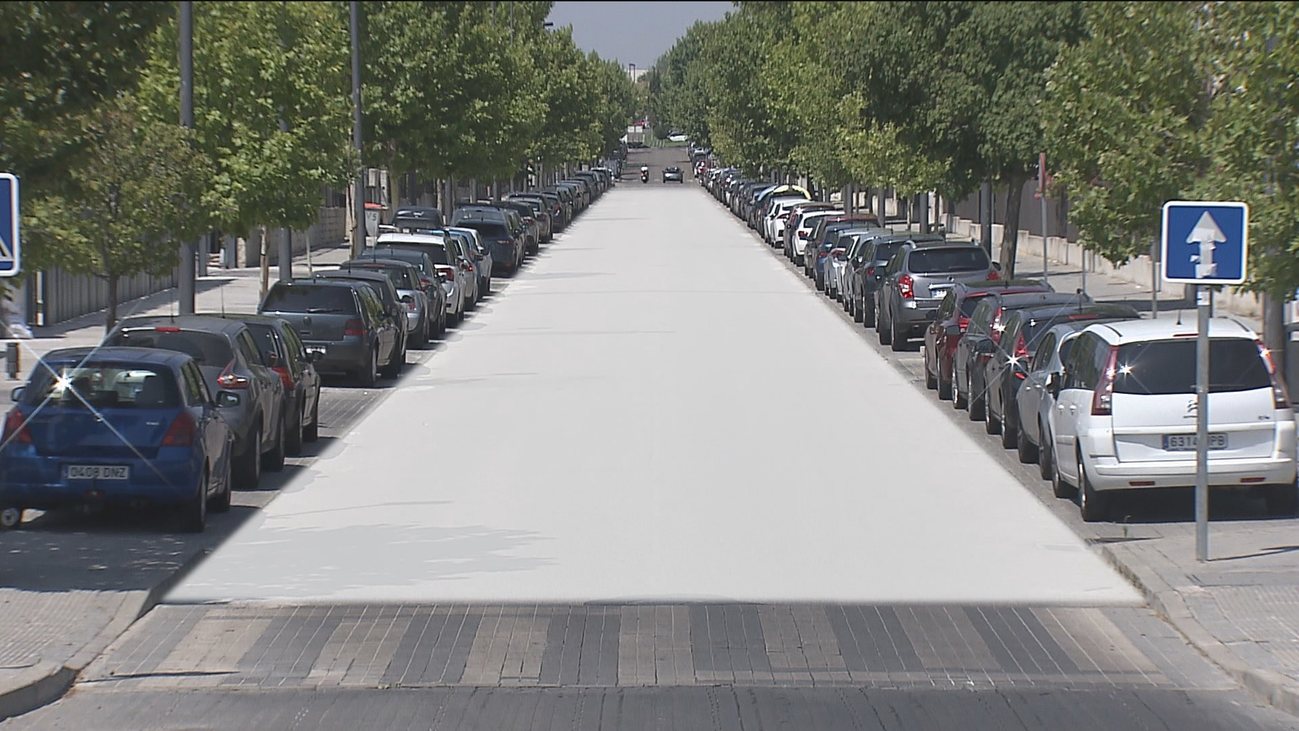 Asfalto blanco para bajar la temperatura