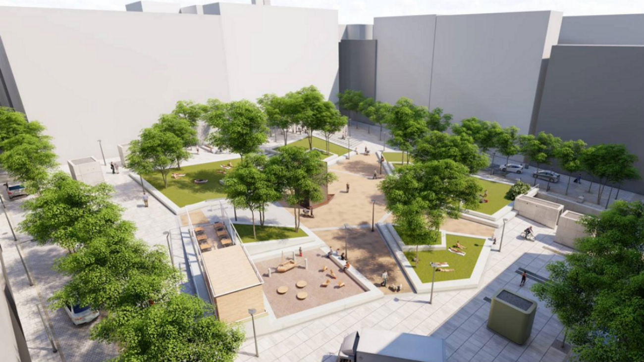 Proyecto para la futura Plaza de Pedro Zerolo