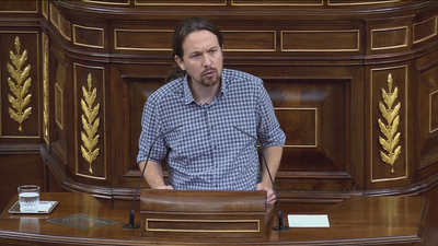Iglesias pide a Sánchez "respeto" y proporcionalidad y éste que "medite su voto"