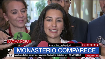 Monasterio invita a Aguado a "sentarse a hablar" y recuerda que Vox "tiene la mano tendida"