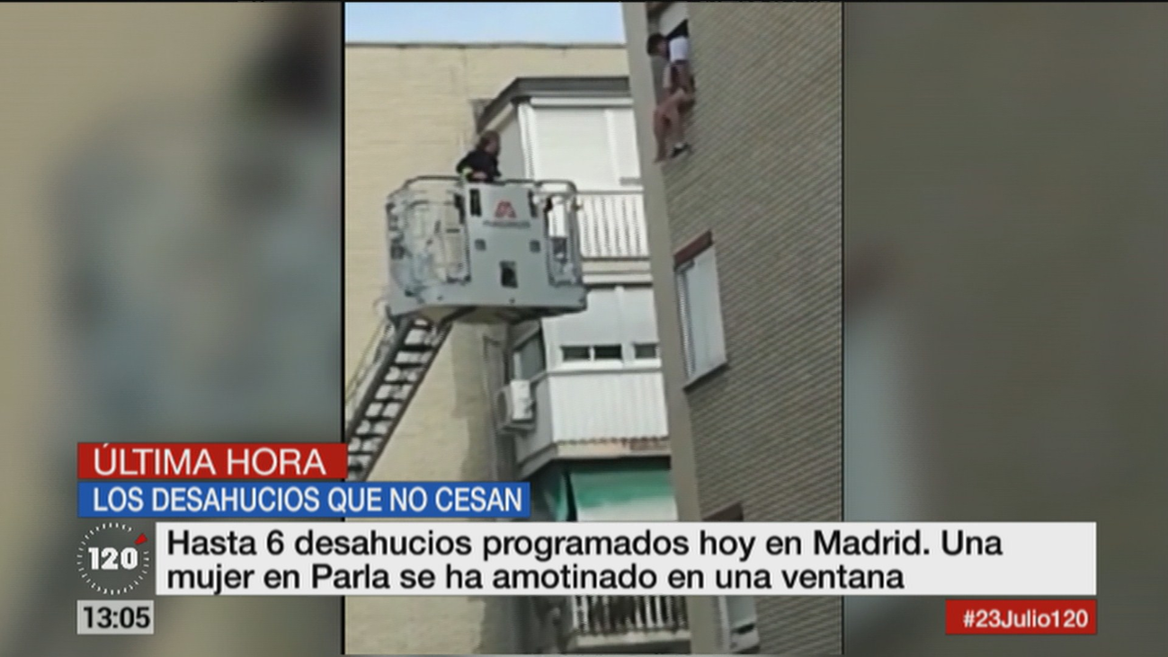 Nancy, el ejemplo de la desesperación de un desahucio en Parla