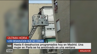 Nancy, el ejemplo de la desesperación de un desahucio en Parla