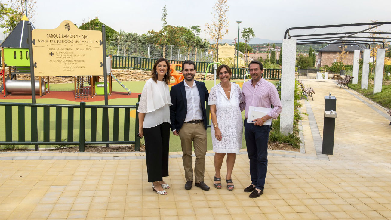 Pozuelo estrena un nuevo parque con más de 3.500 metros cuadrados
