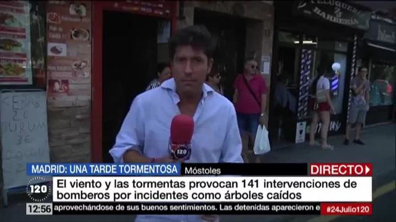 Las tormentas siguen haciendo estragos en Madrid