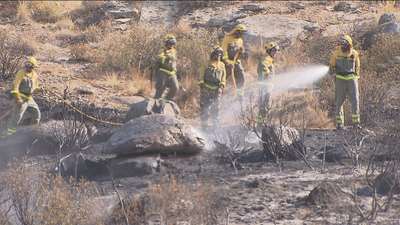 Fin a unas horas de pesadilla por el incendio forestal en El Berrueco