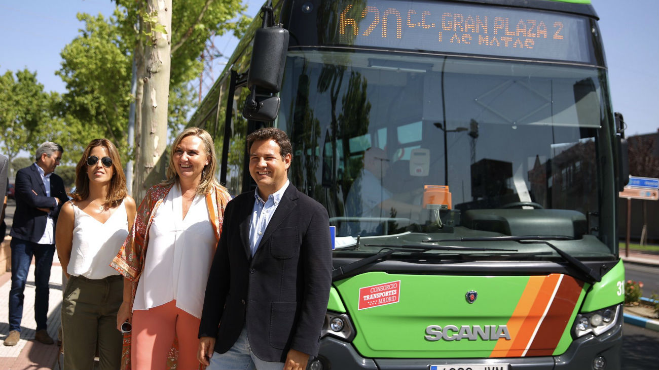 Las Rozas incrementa un 11% el número de usuarios del transporte público