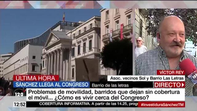 ¿Cómo es vivir cerca del Congreso en pleno debate de investidura?