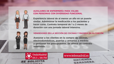 Se buscan operarios de producción para trabajar en Tres Cantos