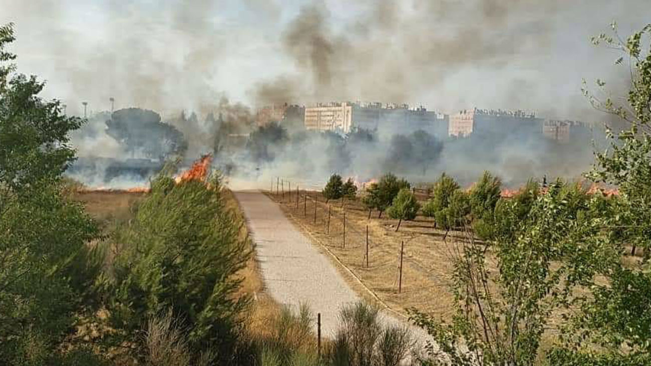 Incendio en Coslada
