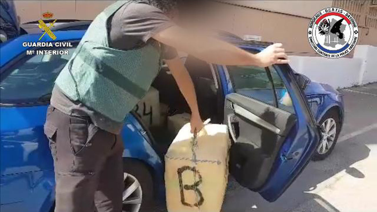 Desarticulada una banda dedicada al tráfico de droga con destino a Madrid y a Francia