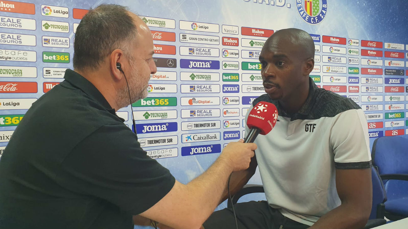 Nyom: "Quiero llegar lejos en Europa con la camiseta del Getafe"